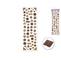 3D vintage button medley stickers for crafts