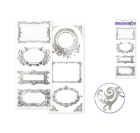 Elegant silver foil frame medley