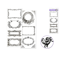 Elegant black foil frames medley for wholesale display