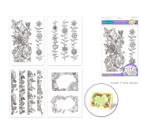Art Therapy Stickers with Ornate Borders