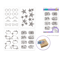 ART THERAPY STICKERS TRENDY ICONS