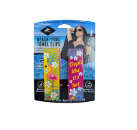 Tropical Beach Towel Peg Clips Pack colourful
