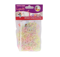 Glow in the dark loom bands with hook and clips