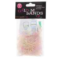 Loom Bands 600 Pieces with 'U' Tool, Knotting Hook, and 'S' Clips