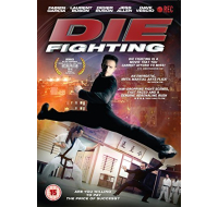 Die Fighting DVD cover, featuring action scenes.