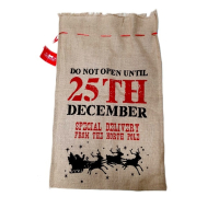 CHRISTMAS CRAFT SACK NATURAL