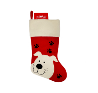 CHRISTMAS CRAFT STOCKING DOG/CAT