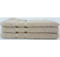Stone colour satin hand towels