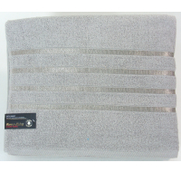Satin Bath Towels Smoke Colour