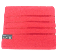 Premium crimson bath towels