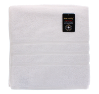 White Hotel Bath towel folded, absorbent cotton material