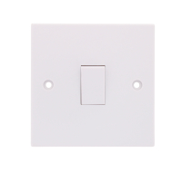 1GANG INTERMEDIATE SWITCH PLATE WHITE