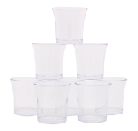 PLASTIC SHOT GLASSES 8 PACK