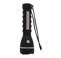 Flash rubber flashlight torch with non-slip grip