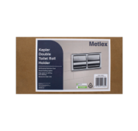 Metlex Double Toilet Roll Holder