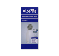 Alterna 1-Function White Shower Head