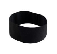 Black stretch hair bands in bulk