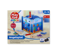 Junior Wooden Sea Creature Fishing Game 20 pieces