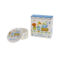 Ceramic Trinket Box First Curl Boy