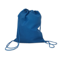 Light blue drawstring bag for sports and school