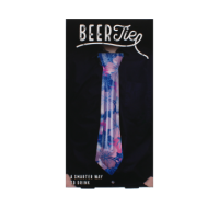 Men's beer tie with beer bottle design
