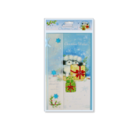 Handcrafted Christmas card for heartfelt wishes