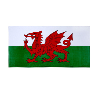 WELSH FLAG BEACH TOWEL: PROUDLY VIBRANT