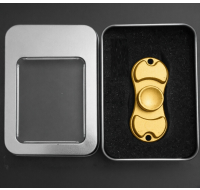 Gold 2 Wing Ninja Rotating Metal Fidget Toy