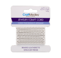 White jewellery and craft cord bulk pack