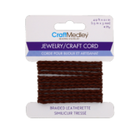 Light brown jewellery and craft cord