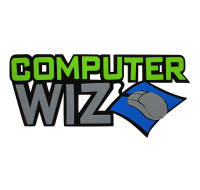 3D Computer Wiz Foam Sign, colourful and fun