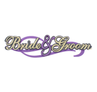 3D 12 Inch 'Bride & Groom' Foam Sign