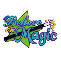 3D 'Believe In Magic' Foam Sign, 12 Inch