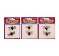 Craft Decor Mushroom Bees, whimsical crafting embellishments