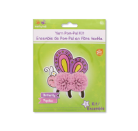 Diy Yarn Pom-Pom Butterfly Craft Kit