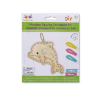 Diy Wooden Dolphin Sewing Ornament Kit
