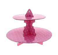 Pink Polka Dot Cupcake Stand for parties and events