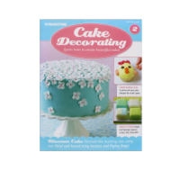 Deagostini cake decorating magazines featuring cake designs.