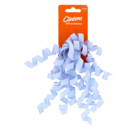 Clintons Curly Confetti Swirl Bow Blue for gifts