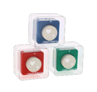 Heart design craft punch perforator for paper