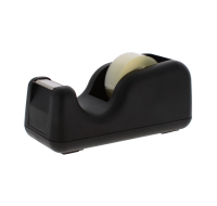 Mini black tape dispenser for office and school