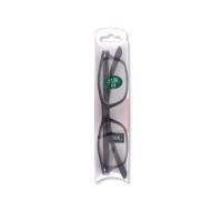 Slim full rim reading glasses with +1.50 lens strength