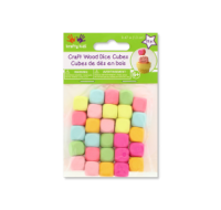 Craft Wood 12mm Pastel Dice 28 Piece Set