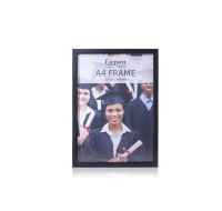 A4 black picture frame 210 x 297mm with glass front