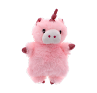Pink unicorn microwavable heat pack
