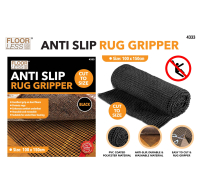 ANTI SLIP RUG MAT GRIPPER BLACK 100 X 150CM