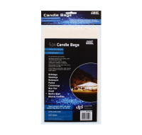 Pack of five candle bags for event lighting