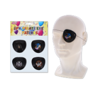 8 Pack of pirate eye patches for costumes