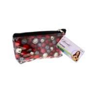 Cosmetic bag for makeup and toiletry storage