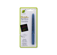 Blue Steel Metallic Brush Marker Pen